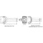 DANA HOLDING CORPORATION SLIP YOKE ASSY OBS 2-3-6041X