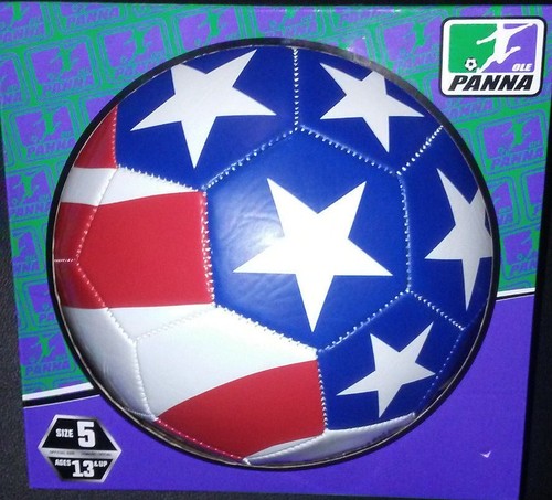 Panna Ole Soccer Ball USA White//Red//Blue,usa flag Size 5 football ADULT FULL