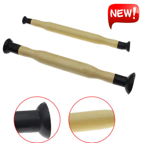 2Pcs Heavy Duty Rubber Valve Hand Lapping Grinding Tool Suction Cup Lap Sticks