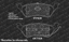 Max Performance Metallic Brake Pads F+R See Desc 07 Fit Chrysler Town/&Country