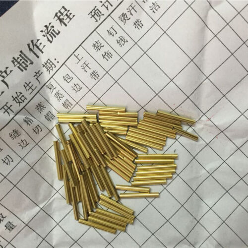 Gold 10/100pcs Ferrules for Joining Wire Millinery Hats Fascinators Making Craft 