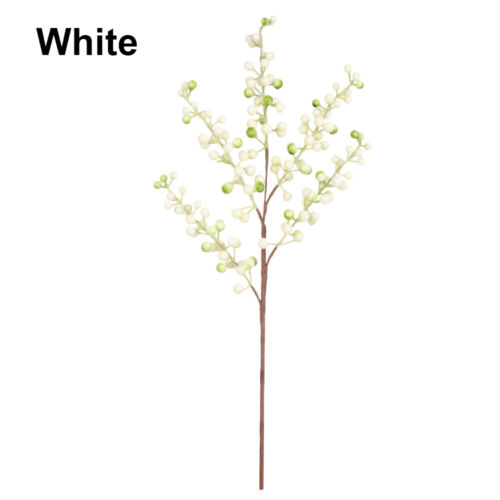 Party Home Decor Fake Flowers Artificial Berry Berries Branch Simulation Cherry 