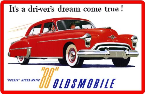 1950 Oldsmobile 88 Refrigerator Magnet 