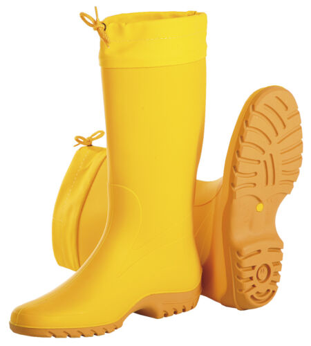 pvc inondation inondation NEUF pour loisirs & JARDIN Bottes en caoutchouc jaune 