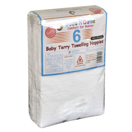toallitas reutilizable 60x60cm. Super Suave Bebé Terry Toalla pañales 100/% algodón