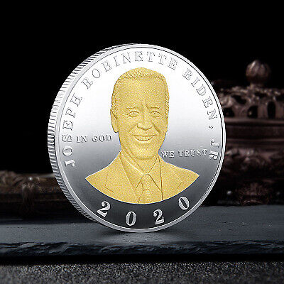 Joe Biden President Commemorative Souvenir Coin Challenge Collectible Coins 2021 