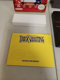 De colección Nintendo NES Barker Bill's Trick Shooting Completo con Caja Original