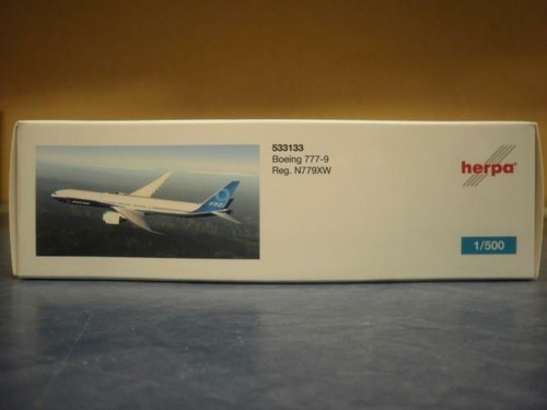 Herpa Wings 1:500 boeing 777-9 boeing obra pintura 533133