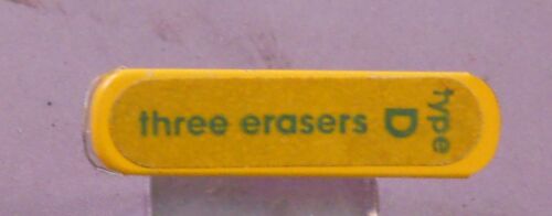 Sheaffer D Erasers Fits Sentinel Pencils--metal tin with D erasers