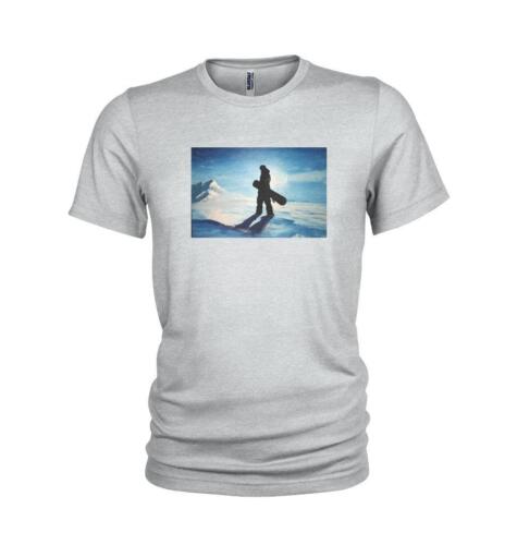 Cool Snowboard /& Skifahren /'Shreddin’ Wintersport 100/% Cotton Herren T-Shirt…