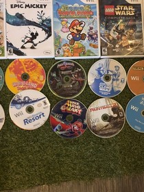 Two Nintendo Wii Console And Accessories Lot - 36 Games- Tested And Works