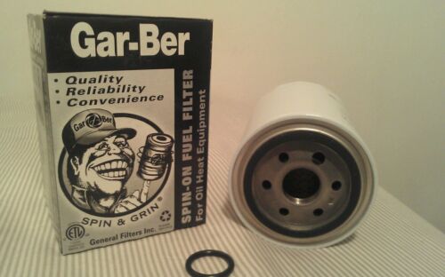 Model #R Gar-Ber R Spin On Furnace Fuel Oil Filter Epoxy Coated Garber Cartridge