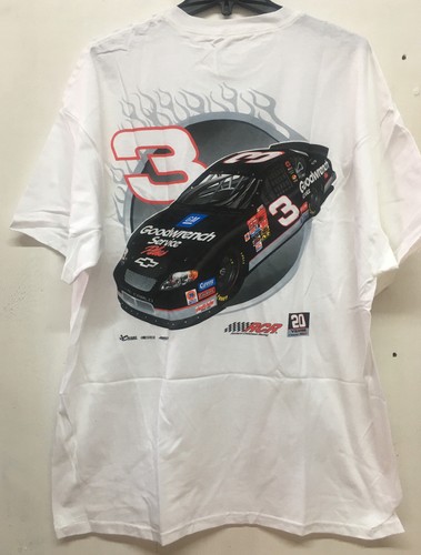 DALE EARNHARDT #3 White T-shirt Goodwrench GM Brand New T-shirt