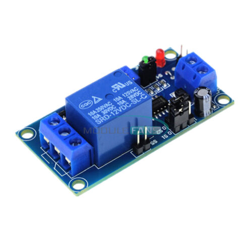 DC 12V Delay Timing Timer Relay Turn ON Turn OFF Switch Module Time 10A