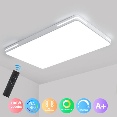 108W LED Deckenleuchte Deckenlampe Wohnzimmerleuchte Flurlampe für Küche Zimmer 