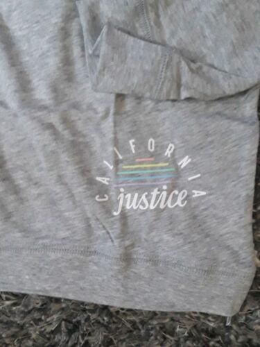 Details about   Girls justice long sleeve cropped tee size 7 new grey tropical logo 