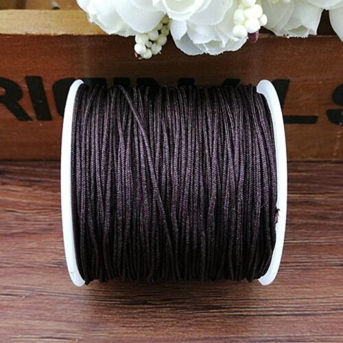 45m 0.8mm Cord Thread Knot Macrame Braided String for Jewelry Making Sewing 