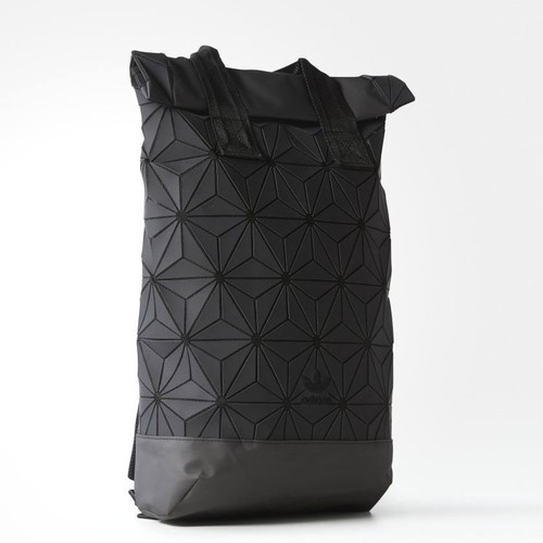 ADIDAS ORIGINALS 3D ROLL-TOP BACKPACK BLACK BNWT ISSEY MIYAKE STYLE 60 SOLD!