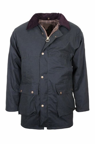 New Mens Wax Jacket Rydale Cawood Waxed Cotton Work Coat for Walking /& Shooting