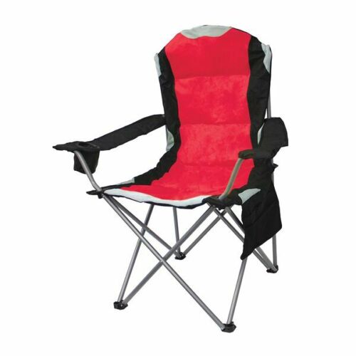 Yellowstone Mapleton Padded Camping Chair Red