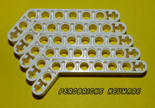 Lego Technic Technik 5 Liftarme 3x7 Löcher #32271 weiss NEUWARE 