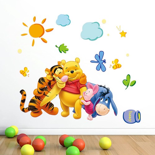 Details about / Wall Tattoo Wall Sticker Winnie Pooh Tigger Wall Stickers Nursery vrylu eohpr show original title
