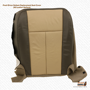 2013 Ford Expedition Eddie Bauer Driver Bottom Replacement Leather Seat Cover