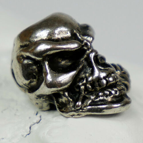 Skull mit Rose Metall Totenkopf Perle Beads für Paracord Lanyard Keychains 