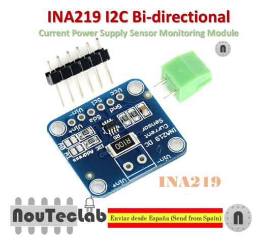 INA219 I2C Bi-directional Current Power Supply Sensor Monitoring Module 