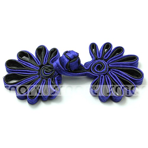 10PCS Chinese Knot Frog Button Closure Daisy Shape Cheongsam Tang Suit Sewing