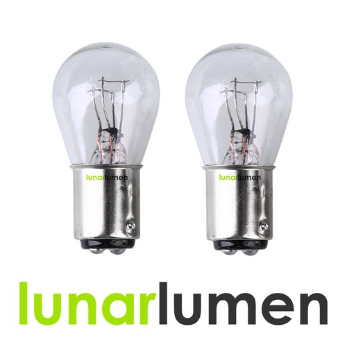 2 x lunaire Lumen 1157 BAY15D Arrière P21//5W Feu Arrière Frein Stop Lumière Clair Ampoules
