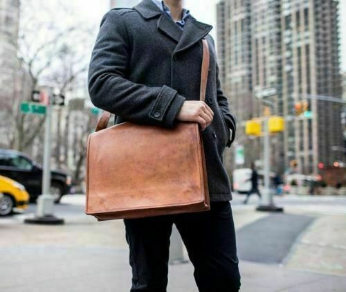 Nouveau sac à bandoulière en cuir véritable vintage pour femmes