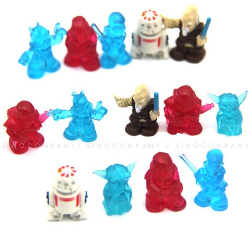 Lot 14x Star Wars fighter pods Trooper Yoda series 4 CARNOR JAX mini figure doll