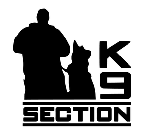 K9 SECTION SECURITY K9 VEHICLE STICKER DECAL S705