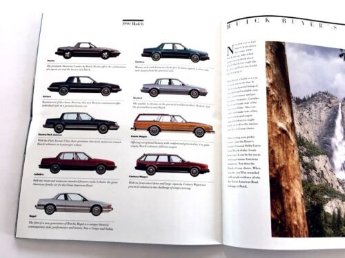 Reatta Regal Riviera Park Avenue LeSabre 1990 Buick 86-page Car Brochure Book 