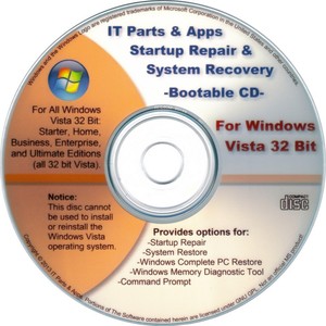 How do you use a Windows Vista installation disk?