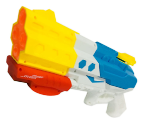 4 Nozzle Water Squirter Blaster Gun Toy Pool Fight Game for Kid Family Party