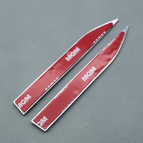 2Pcs Red Glossy Metal Type-R Side Fender Emblem Car Door Sport Badge For EK EG