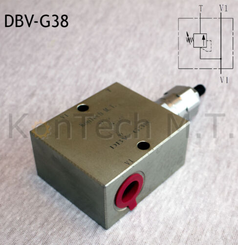 Hydraulik Druckbegrenzungsventil G3/8" 50 l/min 25 bis 315 bar 