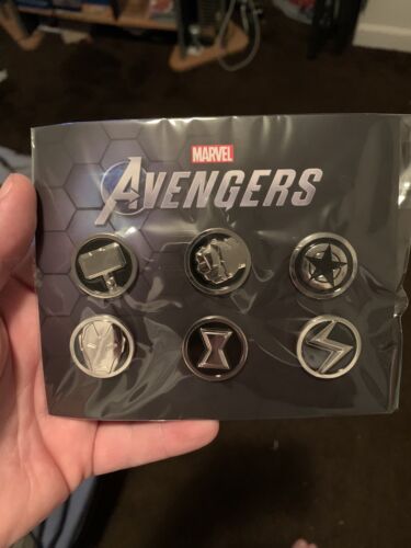 MARVEL AVENGERS 2020 Video Game Pin Set BRAND NEW FREE FAST SHIPPING 