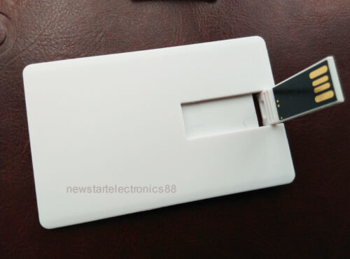 Lot 10 16GB Credit Card USB Flash Drive 16G Wafer Bank DIY Business Wallet Bulk 