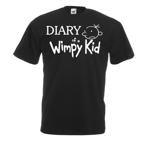 Wimpy Kids World Book Day Support Diary T-shirt outfit Kids funny gift Tops.