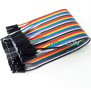 1P,20 CM long, a row of 40 root 40P color dupont cables,2.54mm 1P