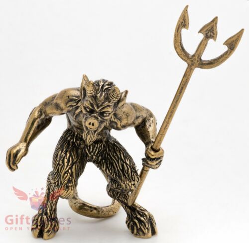 Bronze Figurine of Demon Chort with Trident 