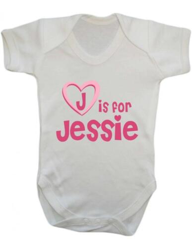 Jessie Baby Bodysuit Playsuit Baby Vest J Is For Jessie