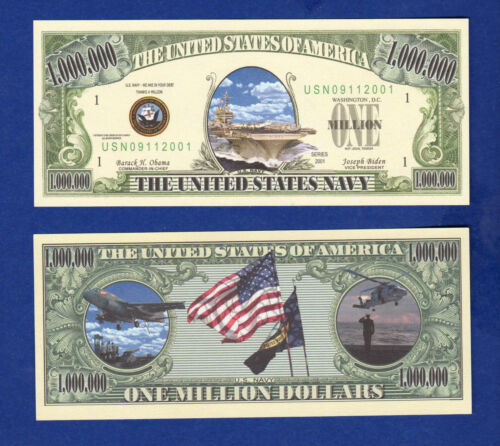 Collectible U.S Navy  Dollar Bills  Novelty MONEY-ITEM A 10 FAKE