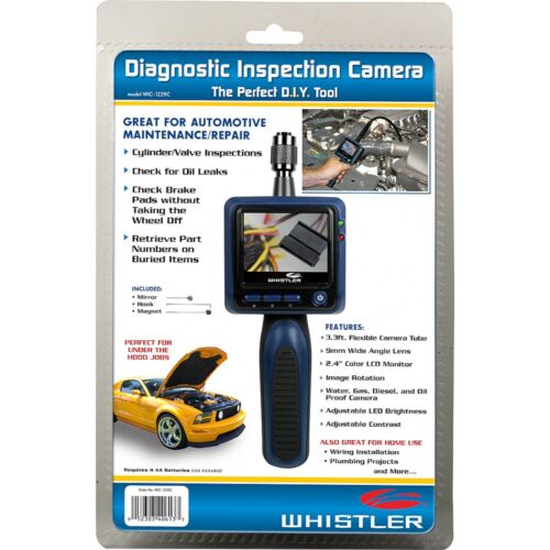 NEW Whistler Diagnostic Inspection Camera 2.4" Color LCD Automotive Borescope 