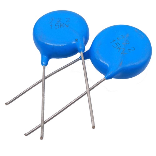 US Stock 10pcs Ceramic Disc Capacitors 2200pf 1nf 0.0022uf 222 15000V 15KV