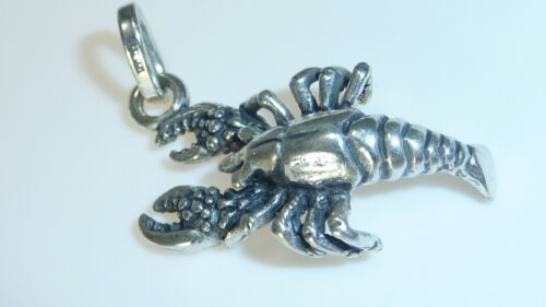 Lobster Giovanni Raspini Hummer 925 Silber Anhänger #6184f 