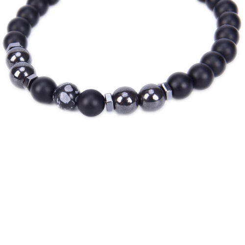 Unisex Magnetic Anklet Beads Hematite Stone Pain Relief Health Care Jewelry yy 